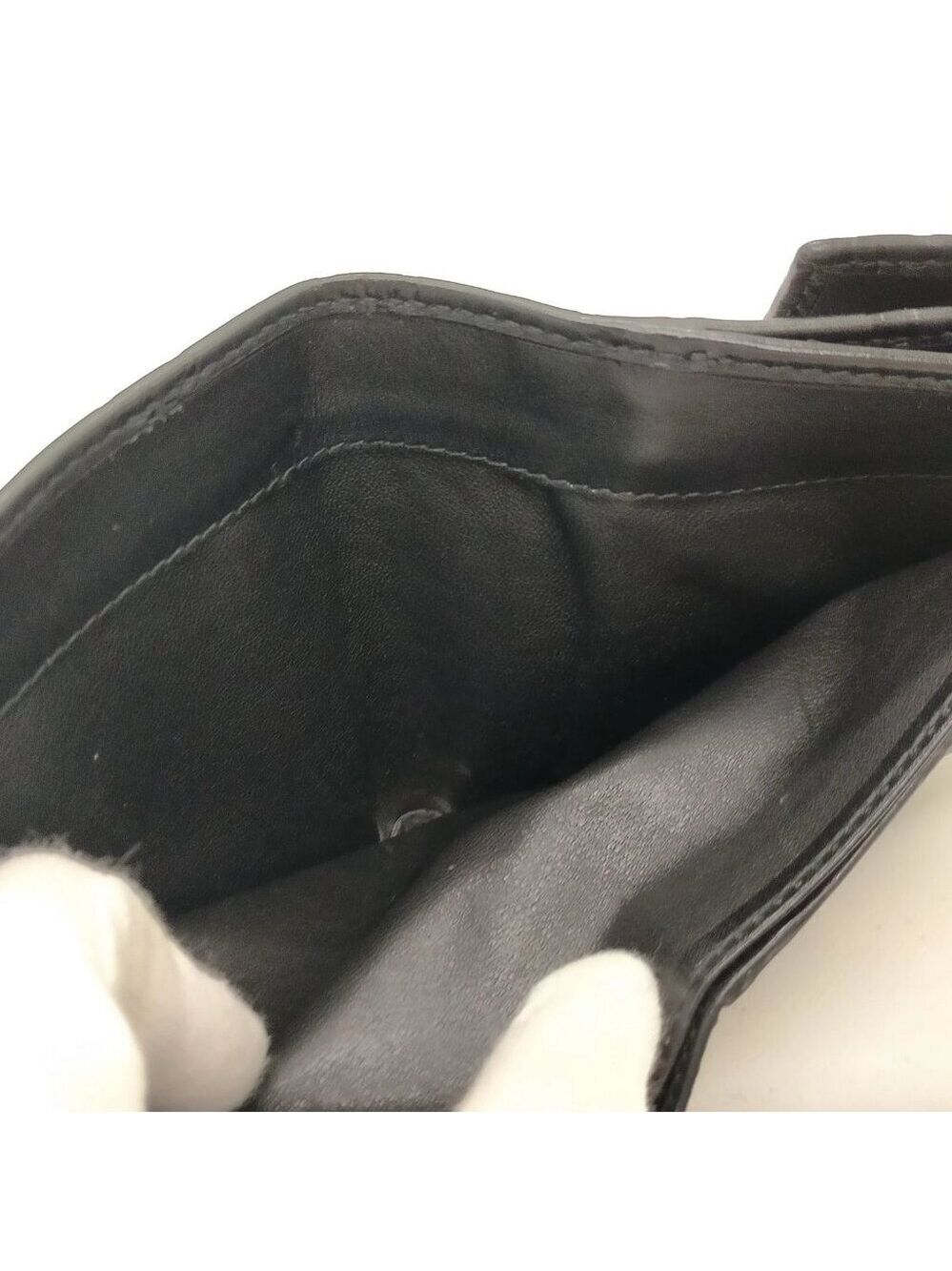 Gucci Wallet Black Leather 200-082425 - Picture 8 of 9
